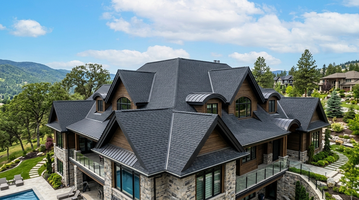 CAD Blueprint Vector Roof Takeoff